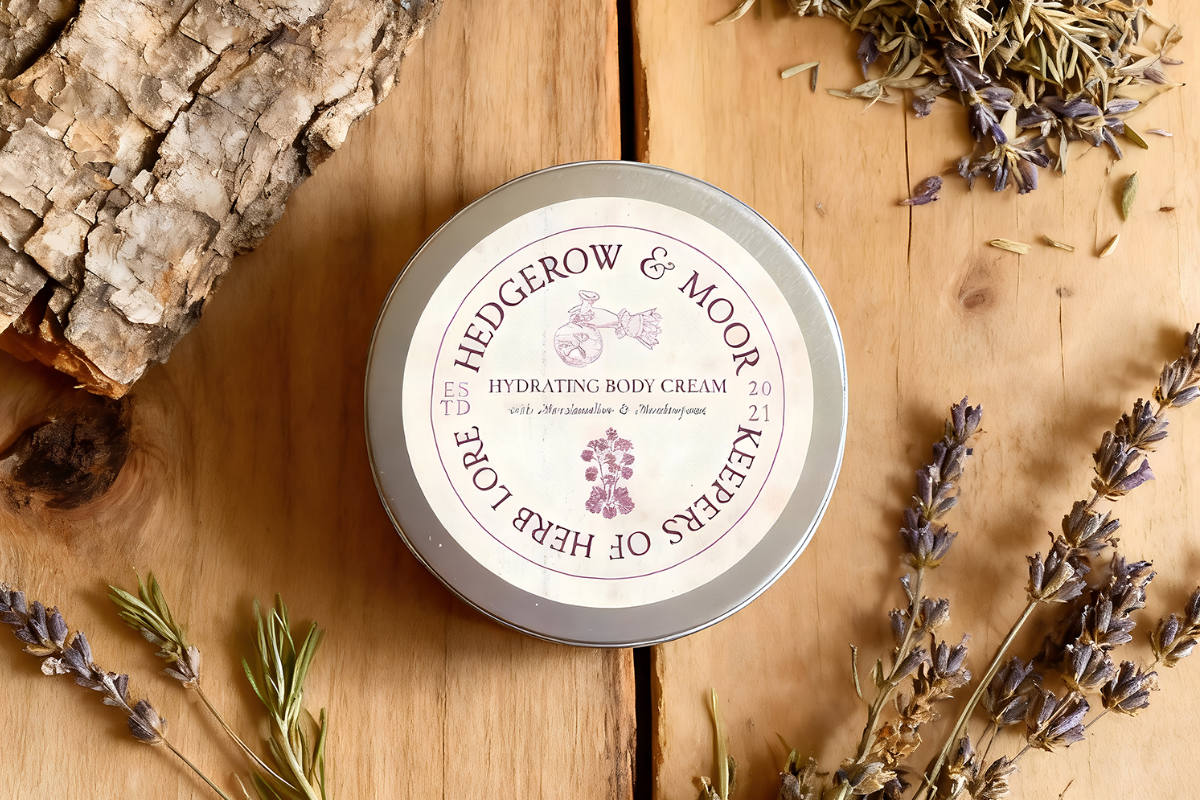 Hedgerow and Moor Botanical, moisturising body cream