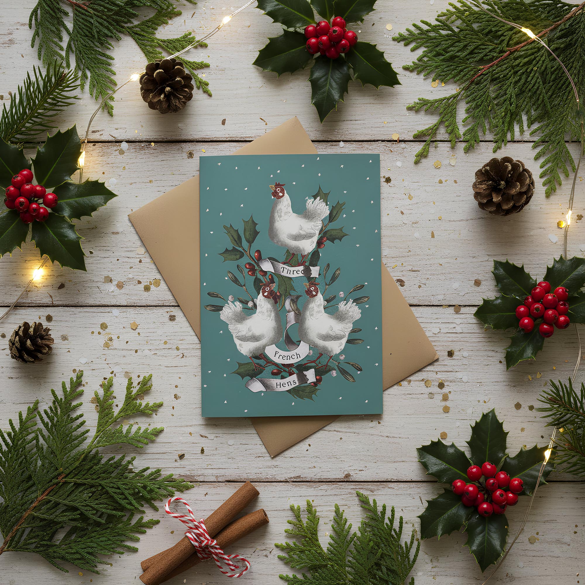 Limited Edition Twelve Days of Christmas – Birds Card Set of 6