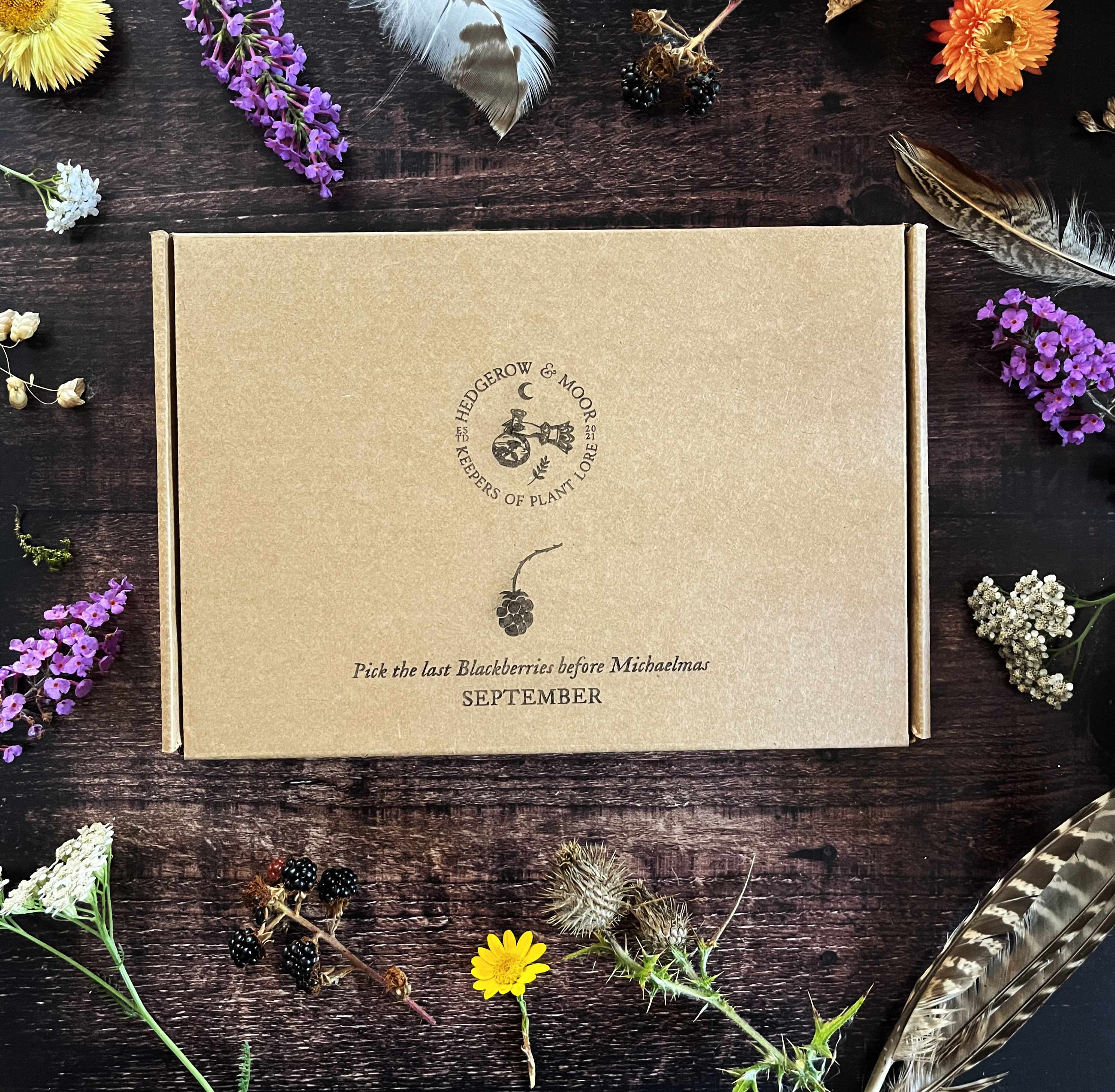 The September Almanac Box - A seasonal guide to the nature, customs, folklore & traditions of September