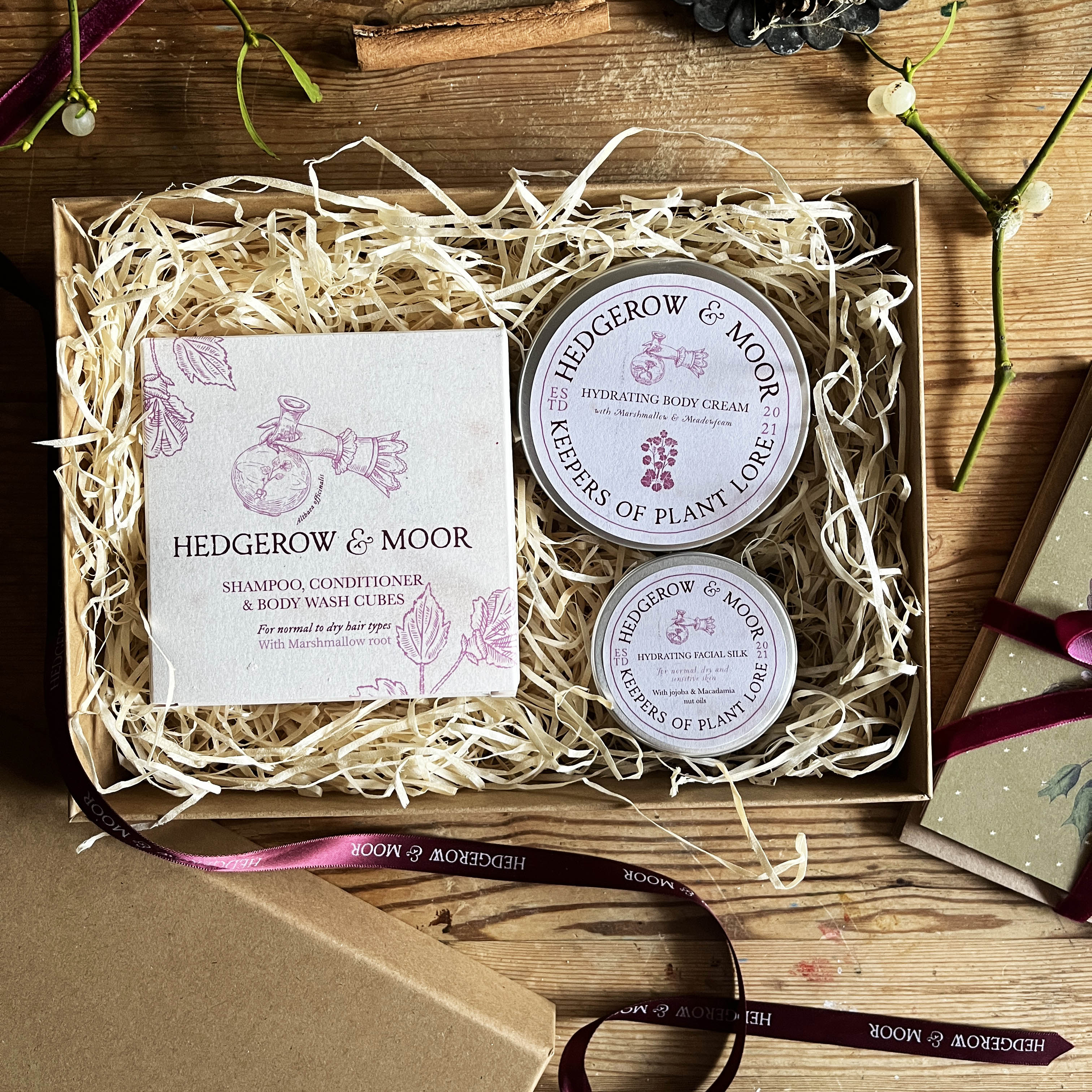 Christmas Gift Box - Skincare and Haircare for normal to dry skin.